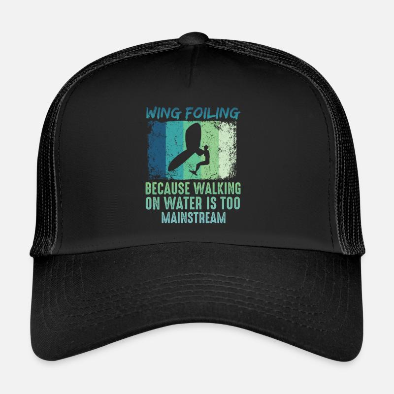 Wing Foil Wingsurfing Retro Foil Wing Trucker Cap