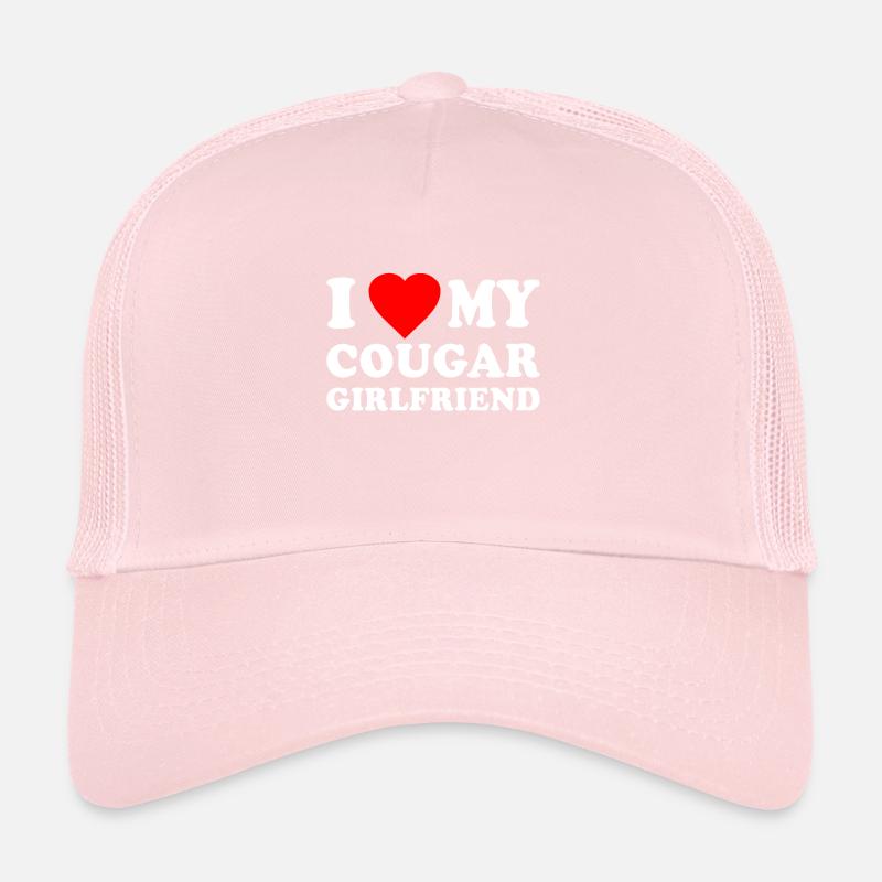 J’aime ma petite amie Cougar Casquette trucker 