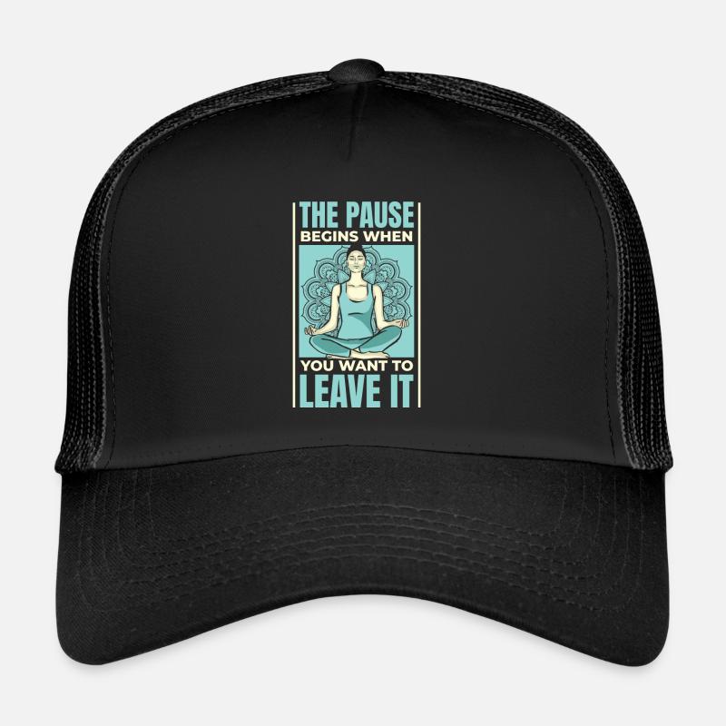 Yoga Cool - Trucker Cap - Schwarz/Schwarz