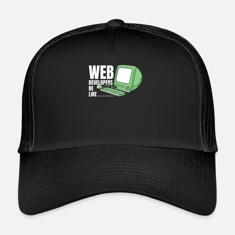 Développeur Web Développeur Web Drôle Casquette trucker 