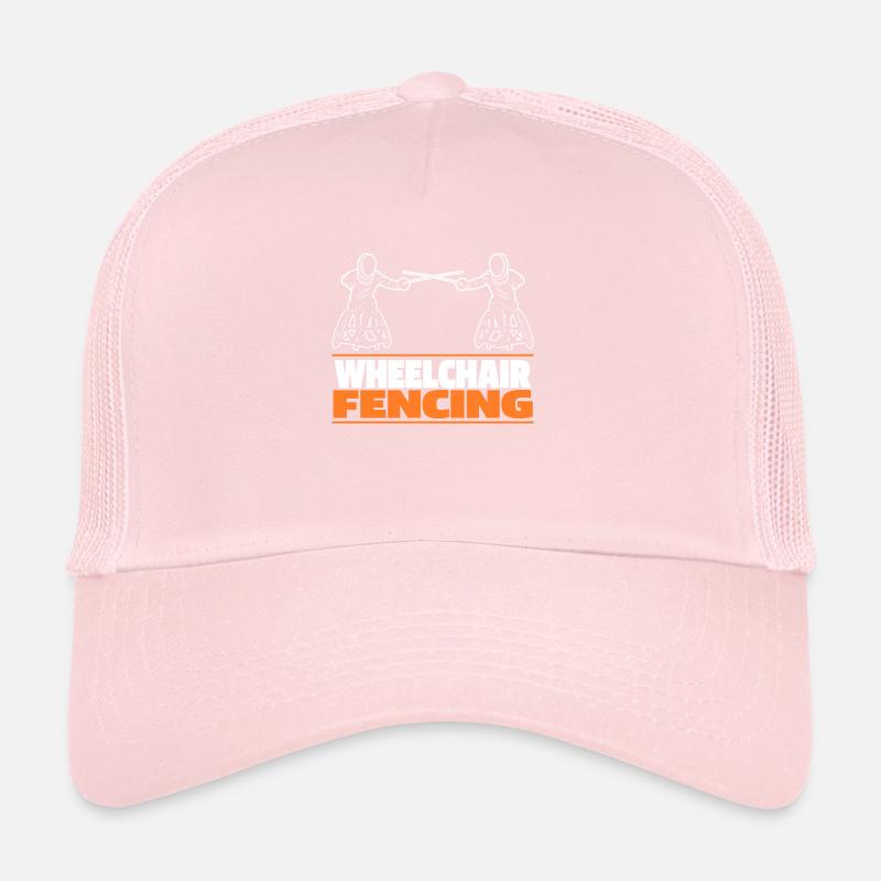 Fechten Fechter Rollstuhl Trucker Cap