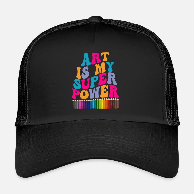 Kunst ist meine Superkraft Trucker Cap