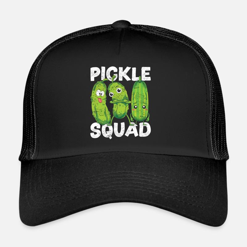 Cucumber Squad Pickle Gift Funny Cucumber Trucker Cap