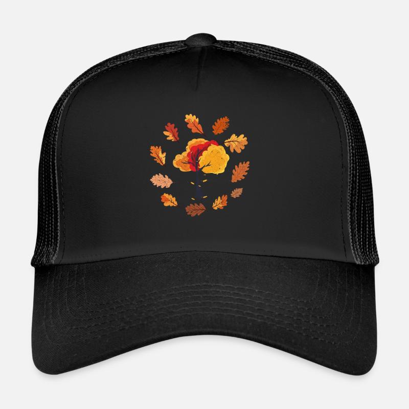 Bunter Laub Baum Laubblätter Geschenk Herbst Trucker Cap