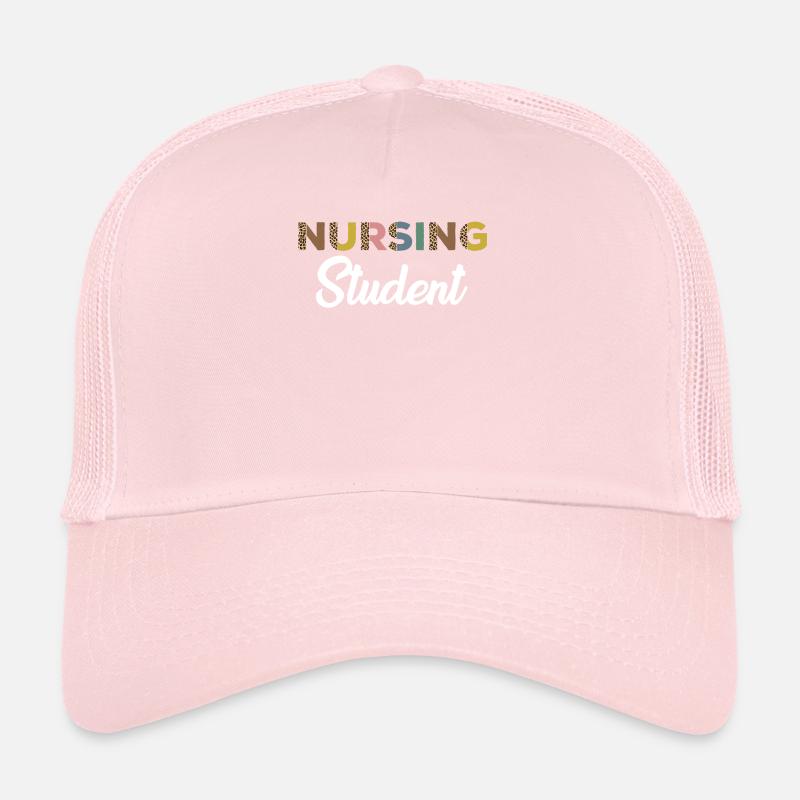 Étudiante infirmière avec imprimé léopard Casquette trucker 