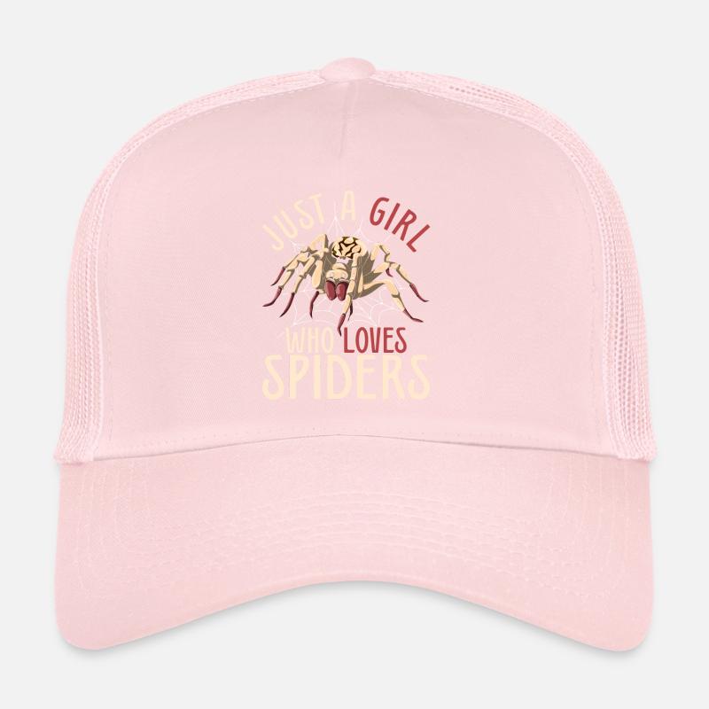 Arachnide Tierliebhaber Mädchen Geschenk Spinne Trucker Cap