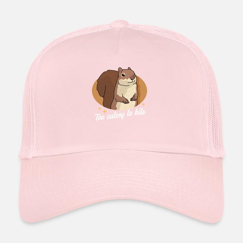 Mignon écureuil gris écureuil écureuil cadeau Casquette trucker 