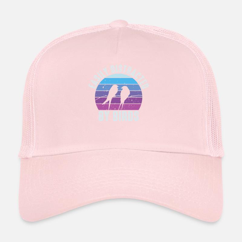 Facilement distrait par les oiseaux Bird Lover Casquette trucker 