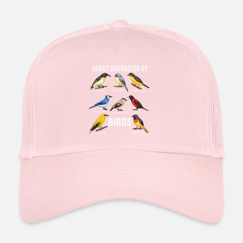 Facilement distrait par les oiseaux Bird Lover Casquette trucker 