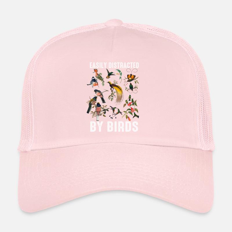 Facilement distrait par les oiseaux Bird Lover Casquette trucker 