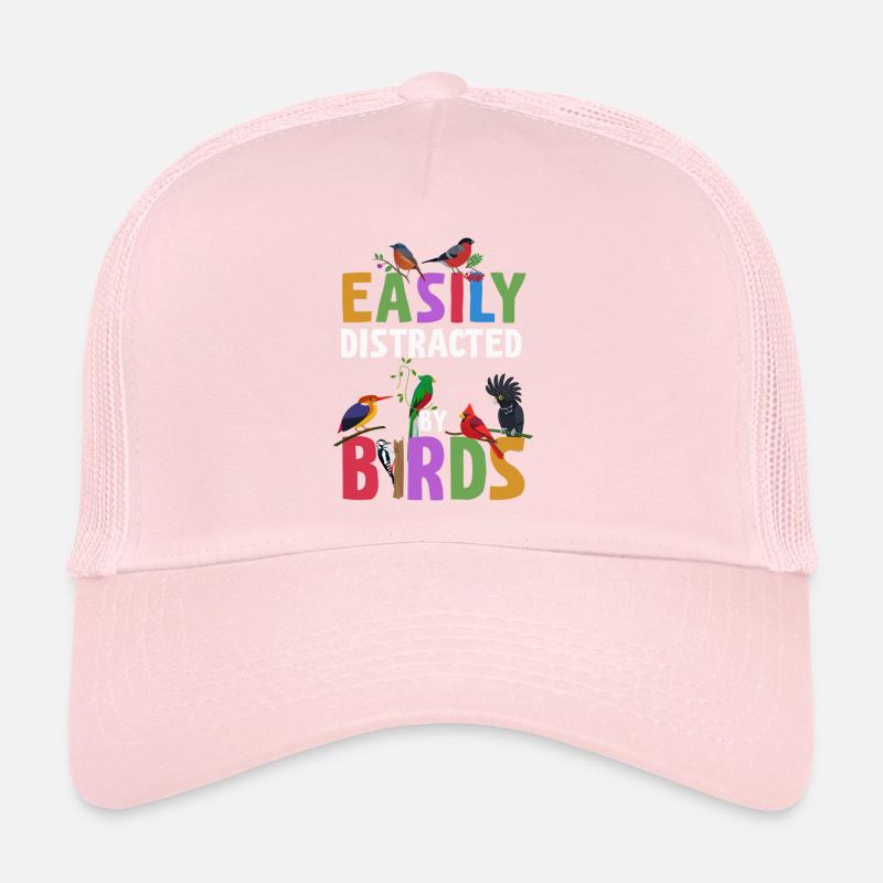 Facilement distrait par les oiseaux Bird Lover Casquette trucker 