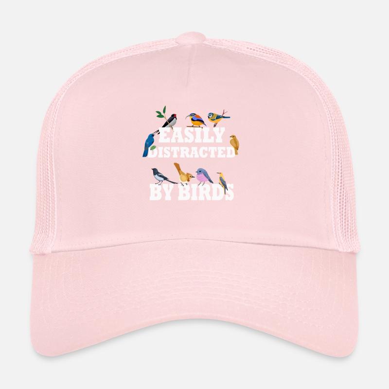 Facilement distrait par les oiseaux Bird Lover Casquette trucker 