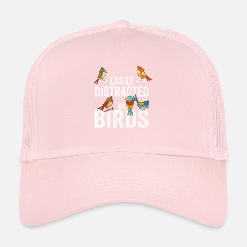 Facilement distrait par les oiseaux Bird Lover Casquette trucker 