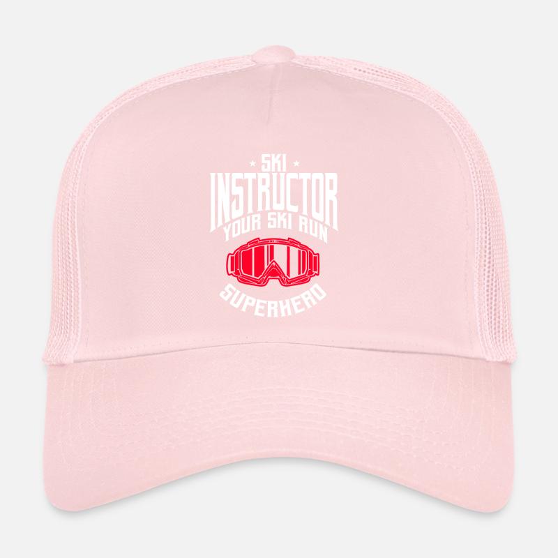 Funny Ski Instructor Gift Trucker Cap
