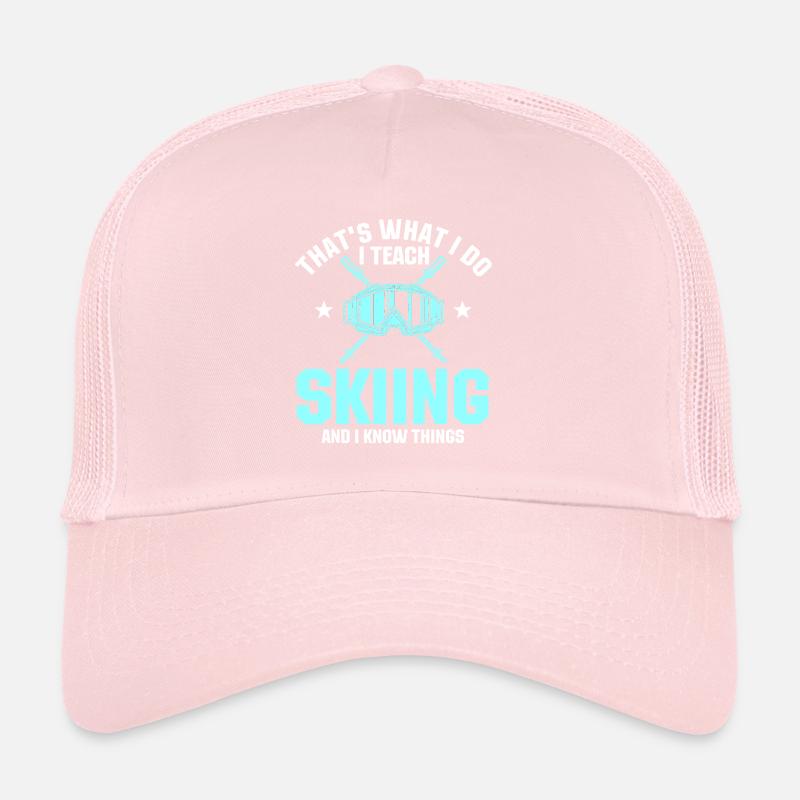 Funny ski instructor saying Trucker Cap