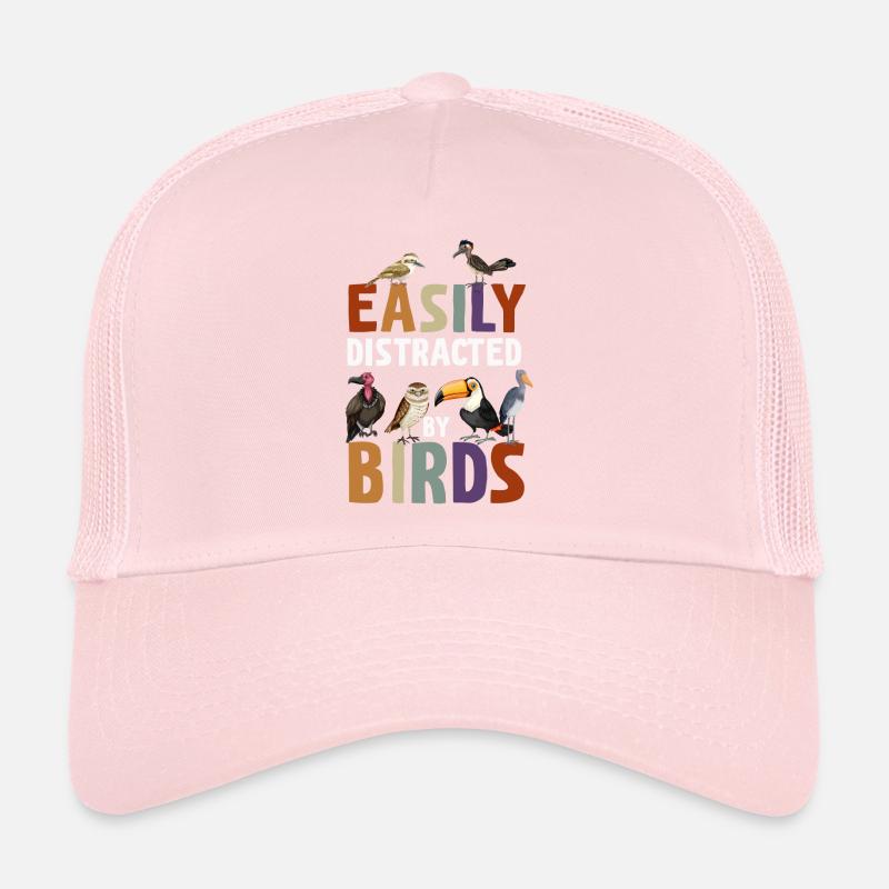 Facilement distrait par les oiseaux Bird Lover Casquette trucker 