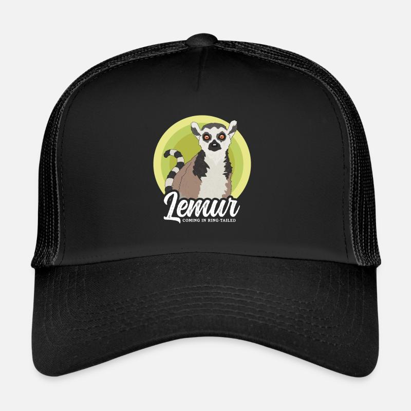 Lemur Katta Lemuren Ringelschwanz Lemure Geschenk Trucker Cap