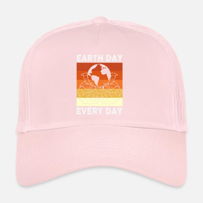 Earth Day Everyday Environmental Awareness Trucker Cap