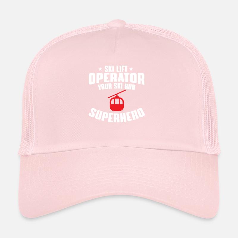 Funny gift for ski lift operators Trucker Cap