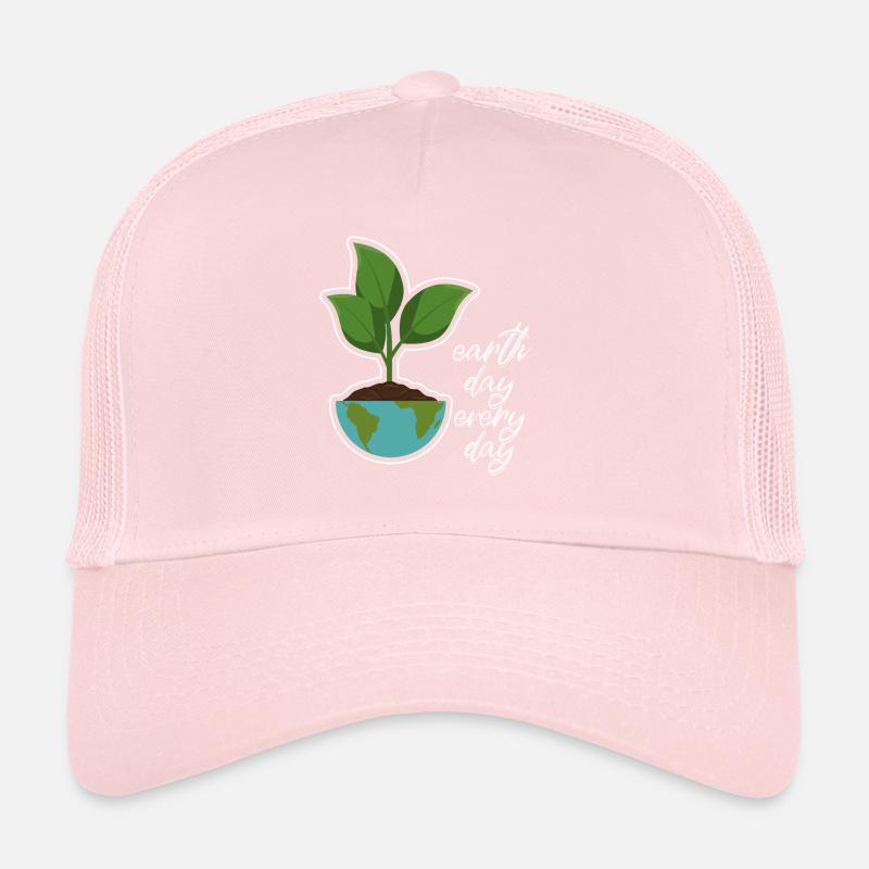 Earth Day Everyday Environmental Awareness Trucker Cap