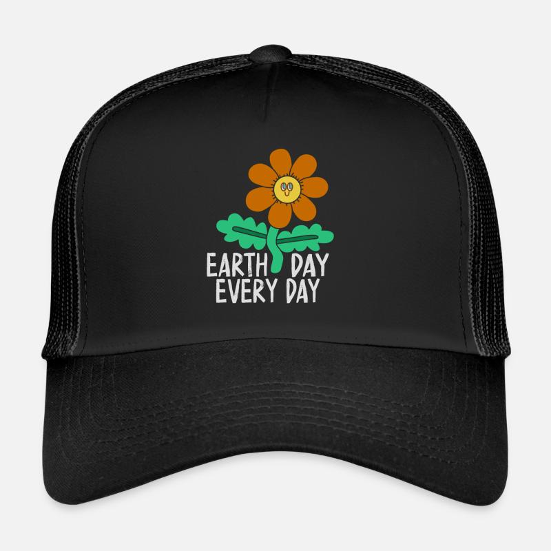 Earth Day Everyday Environmental Awareness Trucker Cap