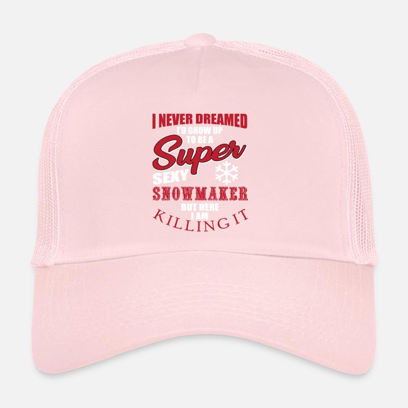 Drôle de cadeau de fabricant de neige Casquette trucker 