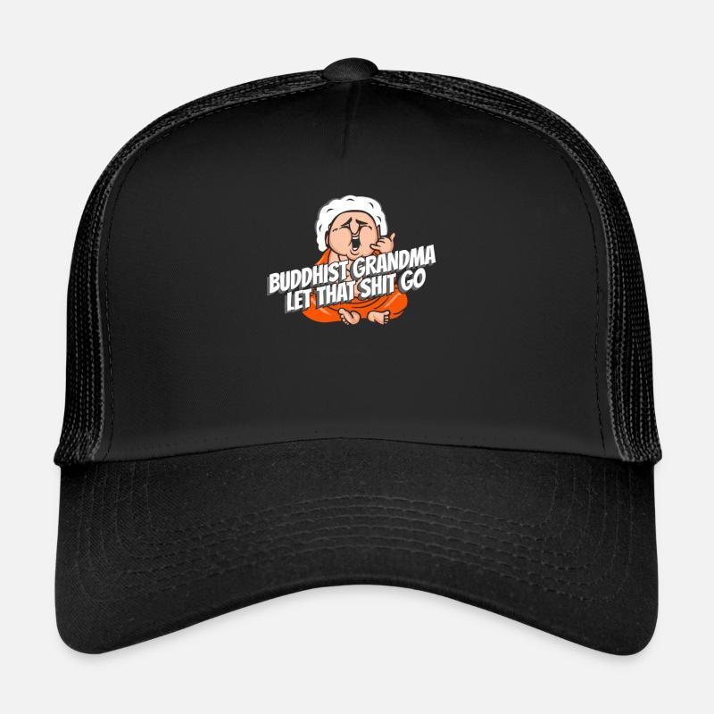 Buddha Buddhist Lustig Trucker Cap