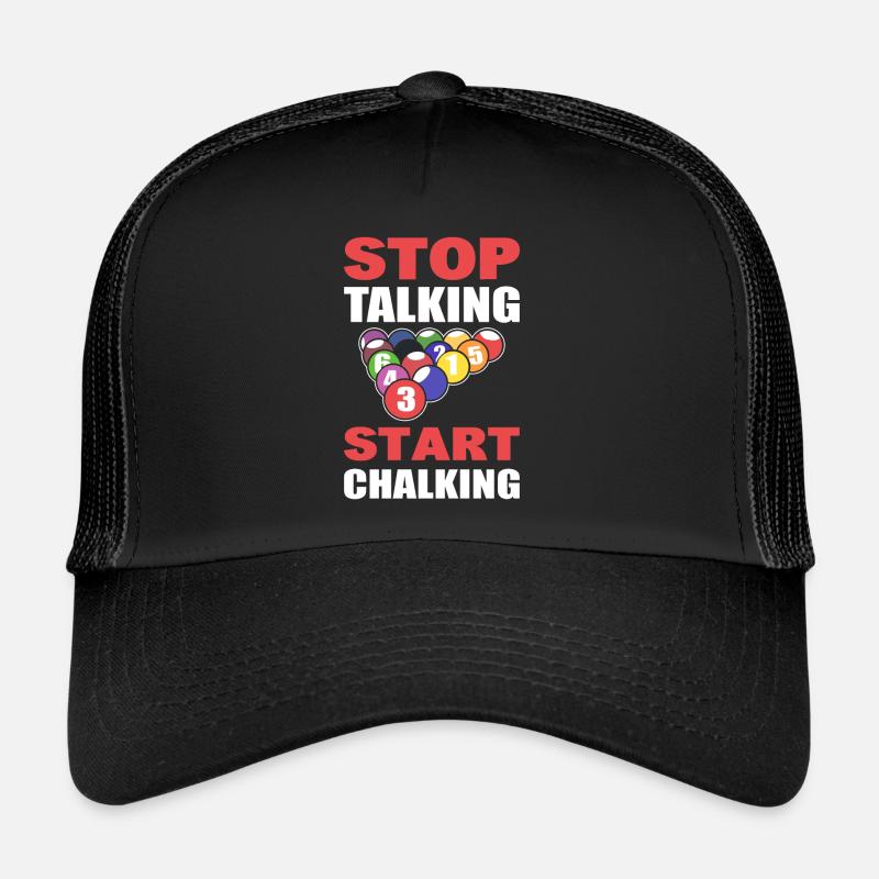 Lustiger Pool -Billard Poolspieler Trucker Cap