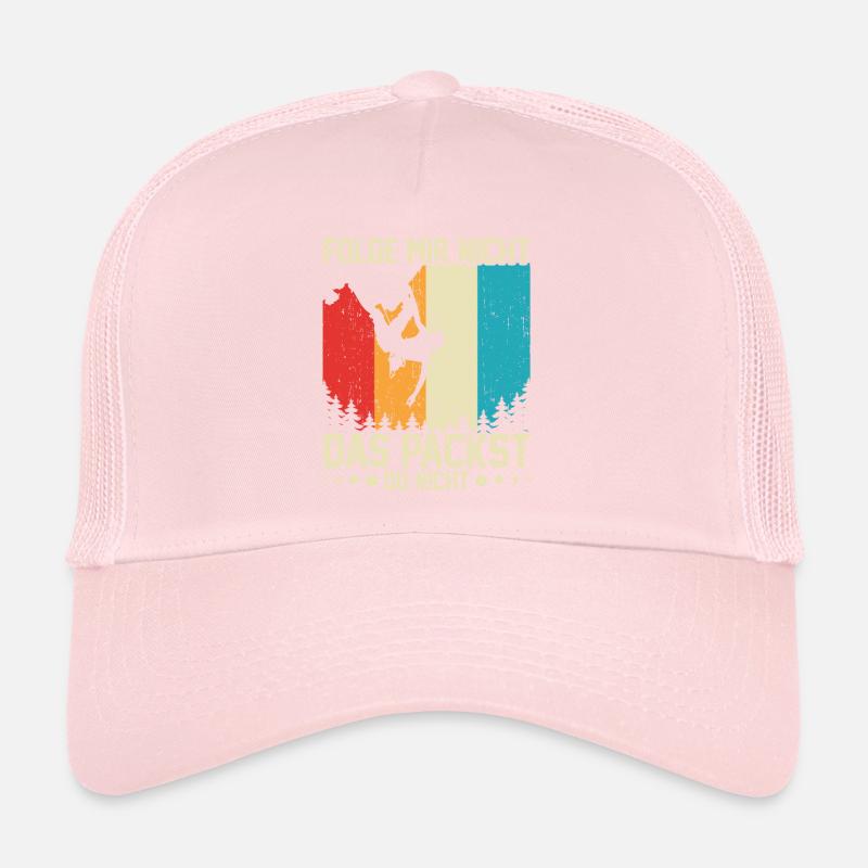 Boulderer Kletterer Klettern Boulderhalle Bouldern Trucker Cap