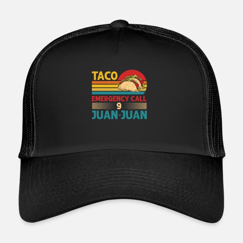 Taco Emergency 9 Juan Retro Taco Squad Mexique Casquette trucker 