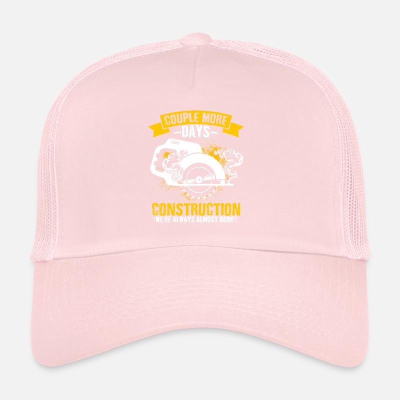 Construction Construction Site Construction Worker Building Family Hand Trucker Cap