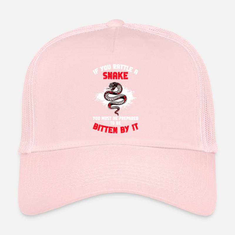 Rattle A Snake Rattlesnake Snake Gift Casquette trucker 