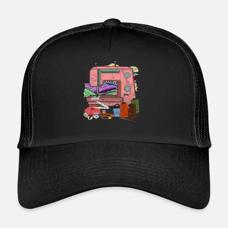 Machine à coudre rétro Casquette trucker 