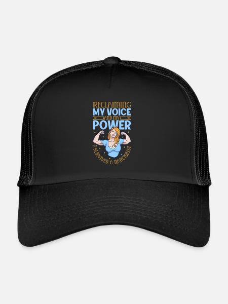Strong Again - Narcissism Survivors - Trucker Cap - black/black - Front