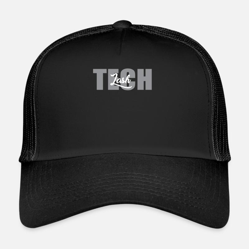 Wimperntechniker Schriftzug Trucker Cap