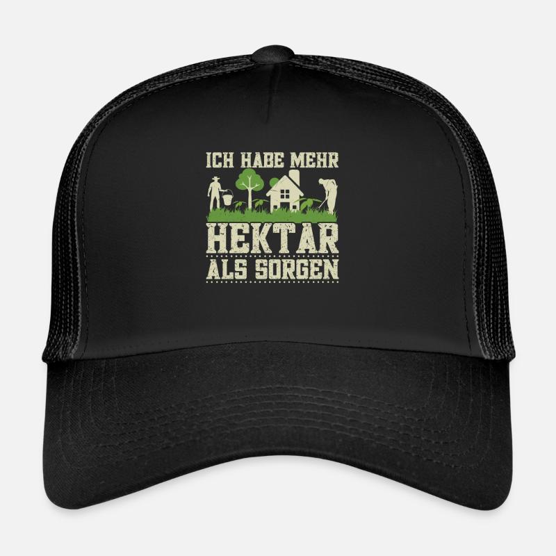 Landwirt Hektar Traktorfahrer Kuhbauer Acker Trucker Cap
