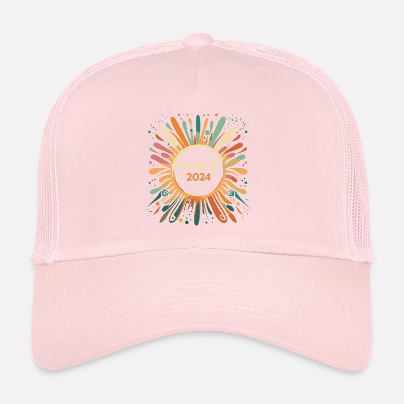 Eclipse totale 8 avril 2024 Totalité Casquette trucker 