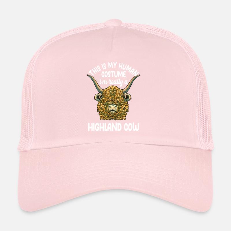 Drôle de dicton de vache des Highlands Casquette trucker 