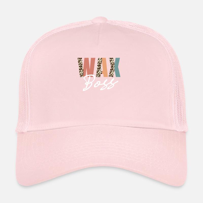 Waxing Specialist Leopard Pattern Trucker Cap