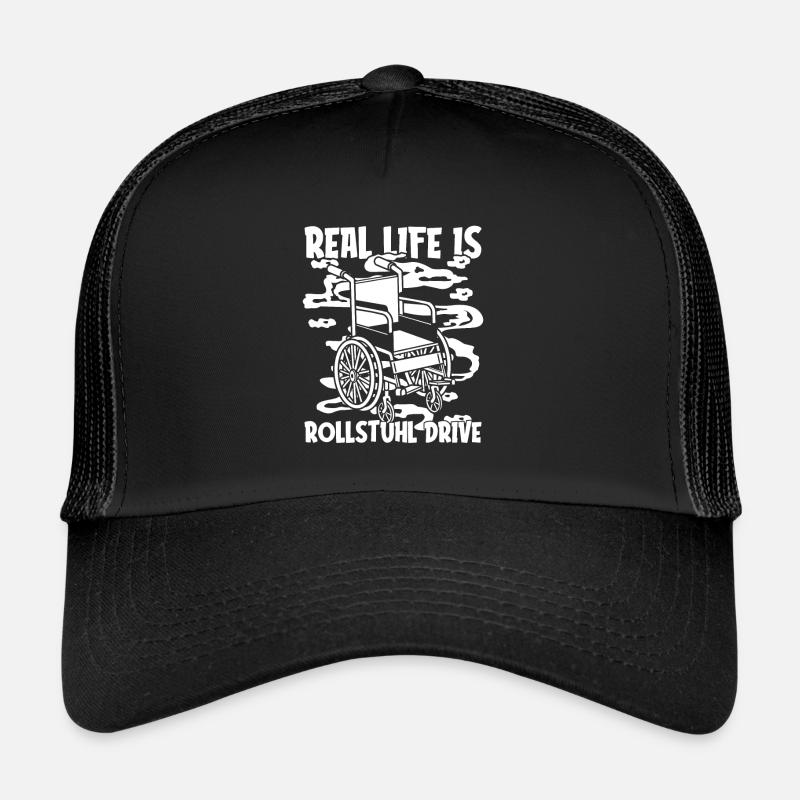 Rollstuhl Rollstuhlfahrer Lustig Trucker Cap