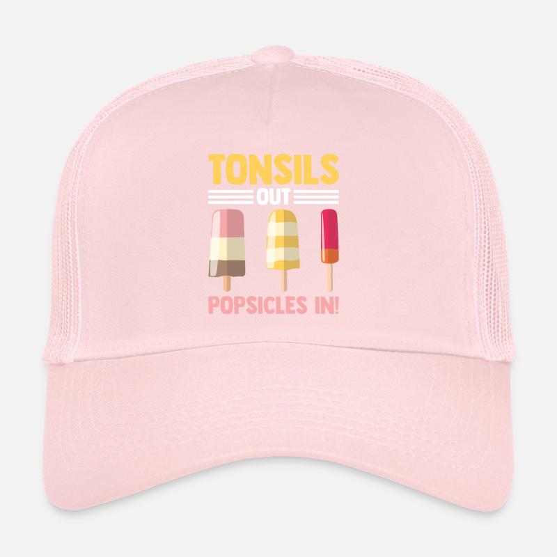 Tonsils Out Popsicles In Tonsillektomie Mandeln Trucker Cap