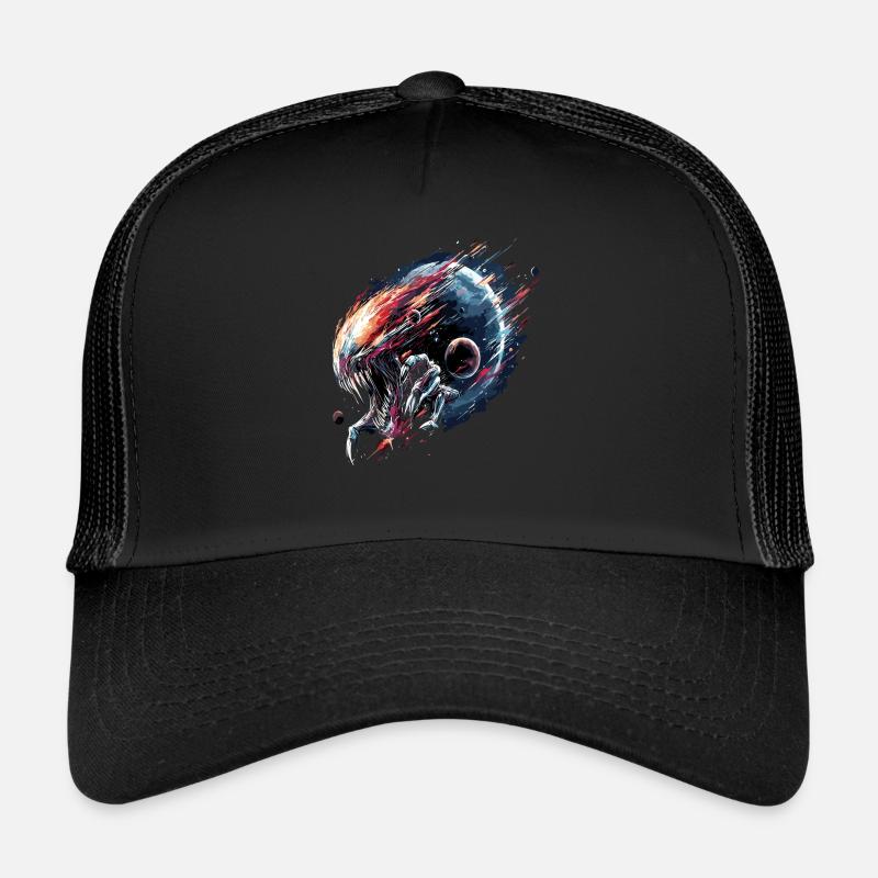 Alien Creature Planet Sci-Fi Trucker Cap