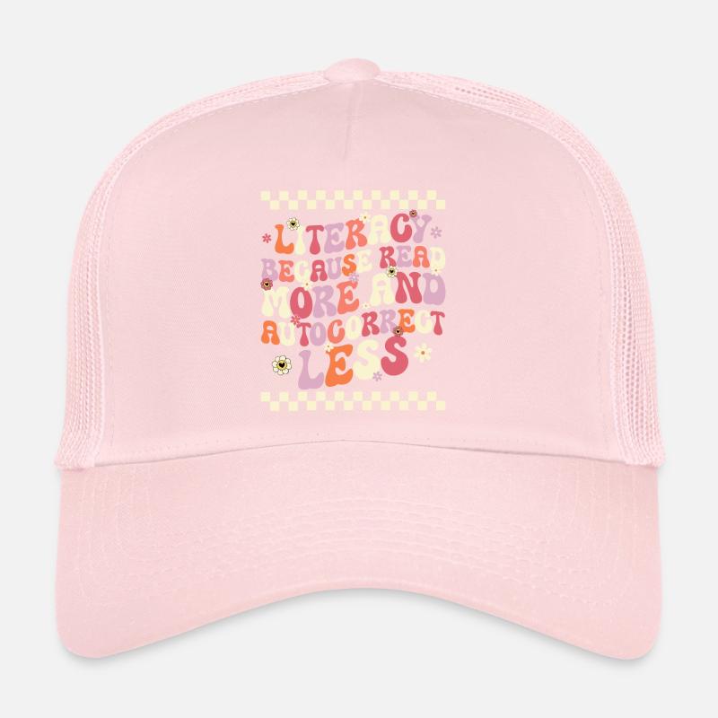 Mots Groovy Alphabétisation Lecture Enseignant Casquette trucker 