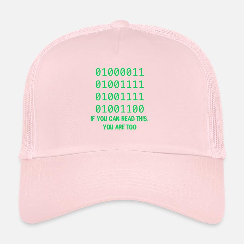 Computer Binary Code Developers Gift Trucker Cap