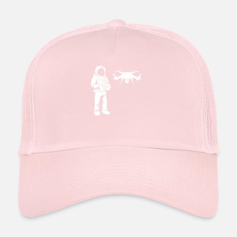 Drone Quadcopter Astronaut Trucker Cap