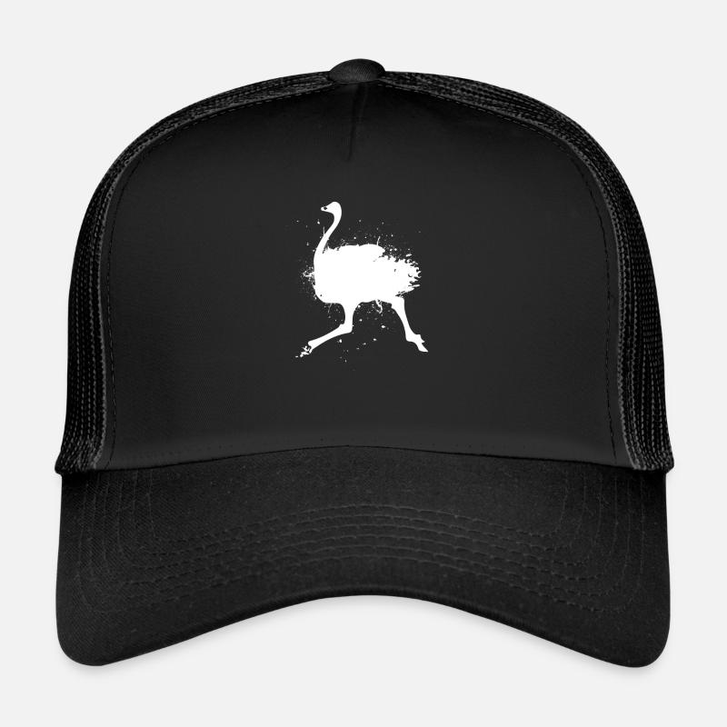 Vogel Strauß Laufvogel Trucker Cap
