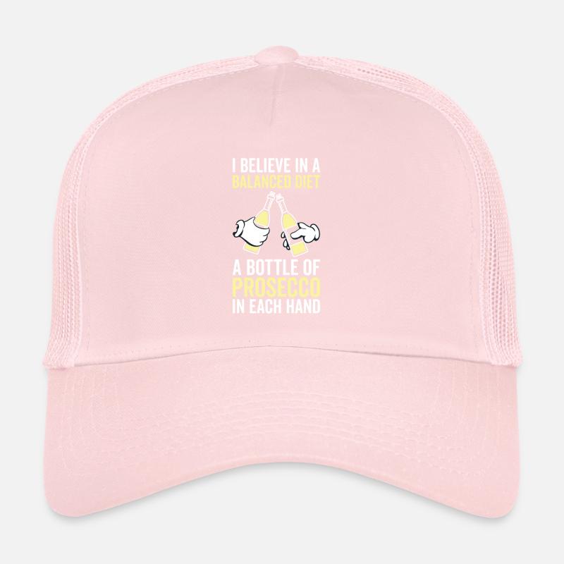 Balanced Diet Bottle Prosecco Lover Trucker Cap