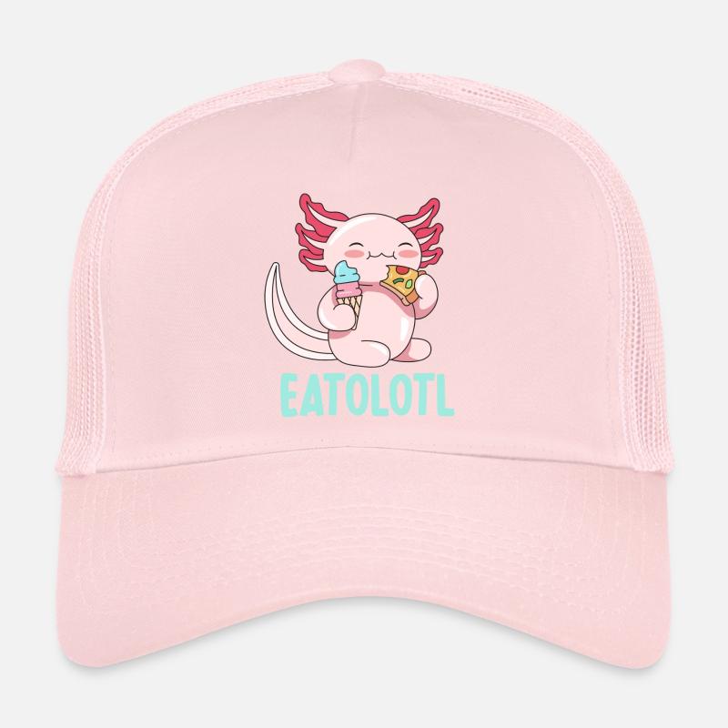 Conception de jeu de mots Eatolotl pour les amateurs d’axolotl Casquette trucker 