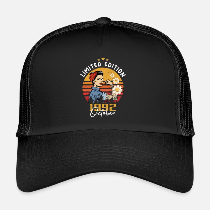 Né en octobre 1992 | Octobre 1992 Casquette trucker 