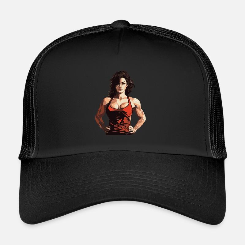 Femme Muscles Workout Gym Casquette trucker 